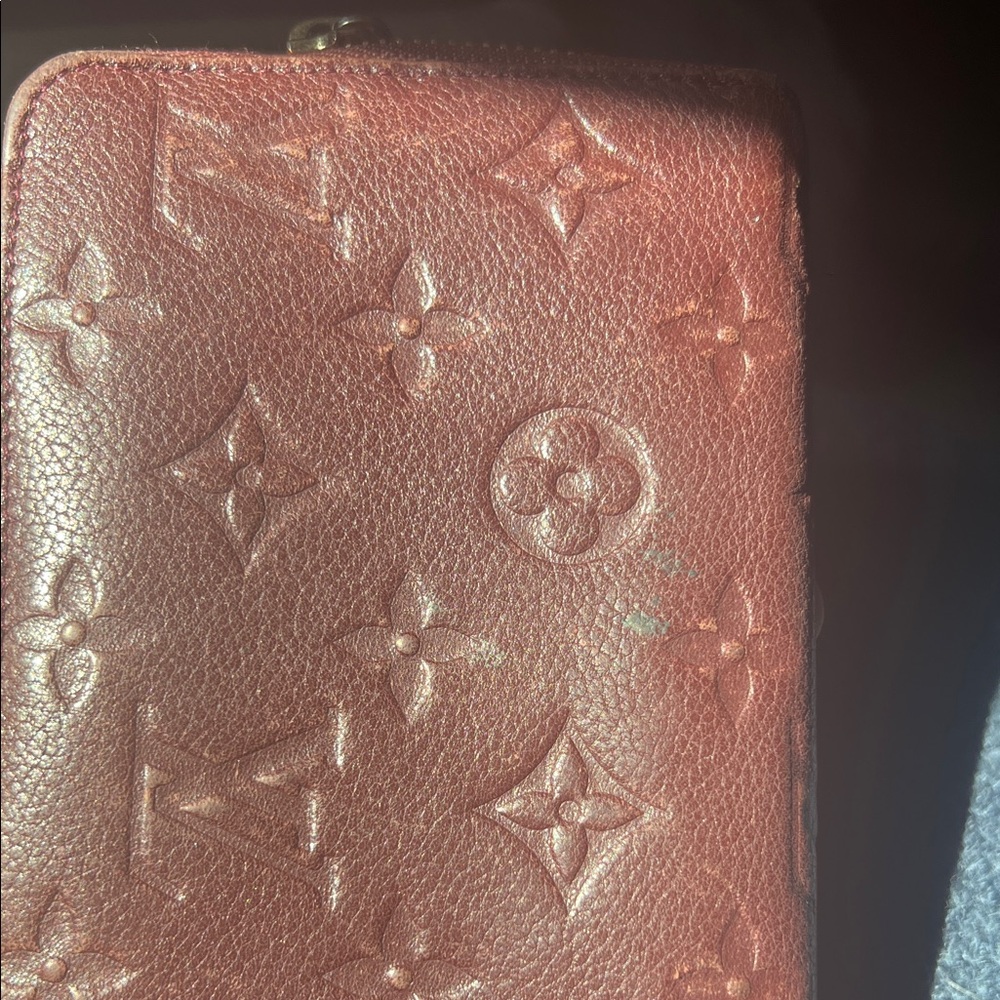 Louis Vuitton Empreinte Zippy Wallet Burgundy Monogram Leather Zip Around Clutch - Picture 9 of 17